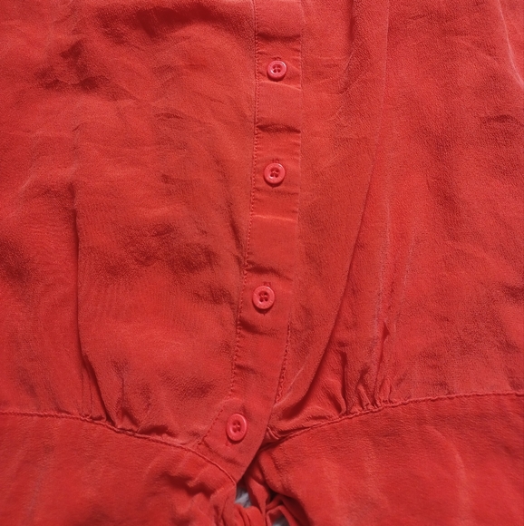 BEBE 100% Mulberry Silk TOP - Picture 8 of 10